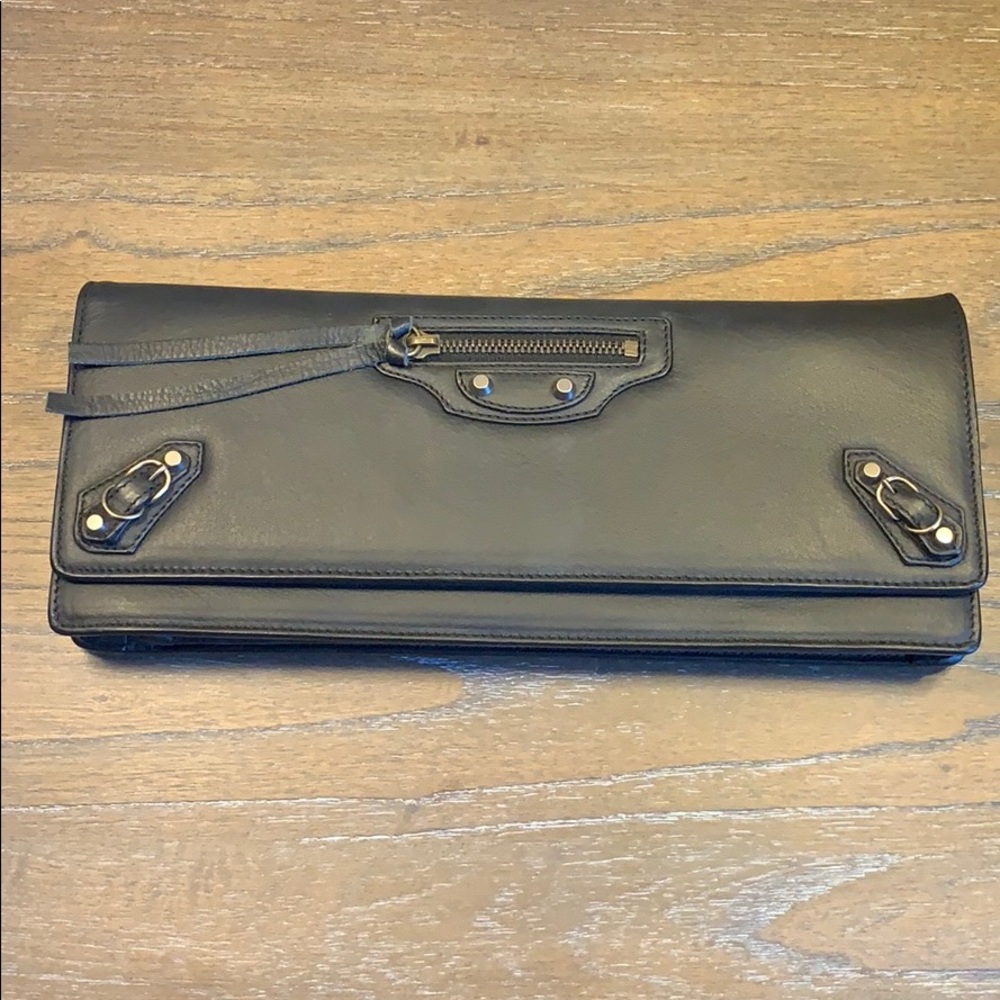 Balenciaga Calfskin Classic Long Clutch